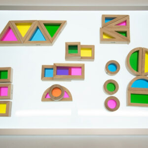 Ensemble de blocs arc-en-ciel