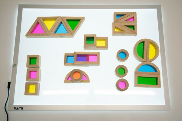 Ensemble de blocs arc-en-ciel