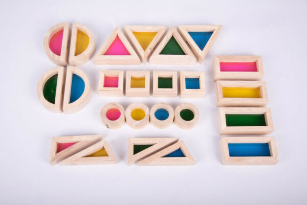 Ensemble de blocs arc-en-ciel