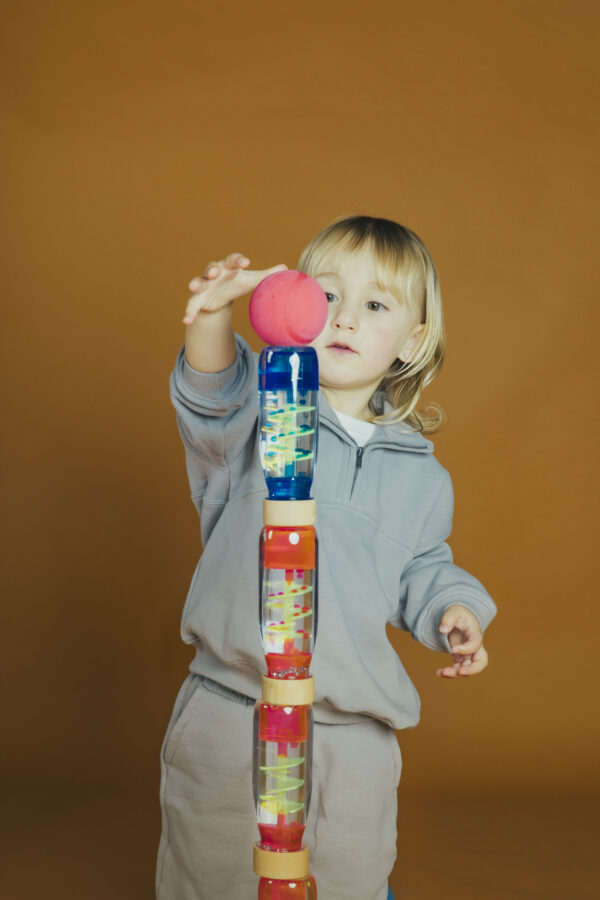 Bouteille sensorielle Spirale Bleue – Image 10