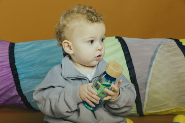 Bouteille sensorielle Spirale Bleue – Image 5