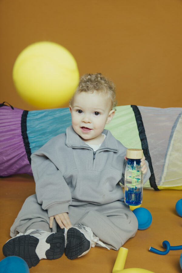 Bouteille sensorielle Spirale Bleue – Image 6