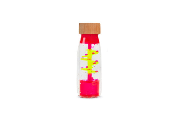 Bouteille sensorielle Spirale rose
